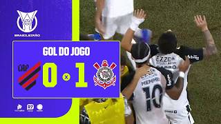 Athletico-PR 0 x 1 Corinthians: confira o gol do jogo na narração de Cleber Machado