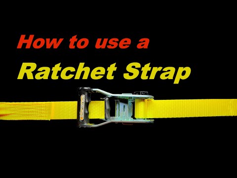 How to use a Ratchet Strap
