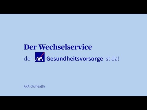 Schritt für Schritt durch den Wechselservice der AXA