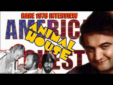 America's Guest : John Belushi - 1978 Animal House Interview John, Donald Sutherland & John Landis