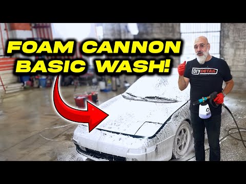 BASIC Foam Cannon Wash: How & Why To Use One!
