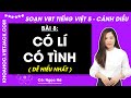 Vở bài tập Tiếng Việt Lớp 5 Bài 8: Có lí có tình