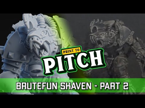 Brutefun Skaven Team Part 2 - 3D Printing Blood Bowl | Print to Pitch (Bonehead Podcast)