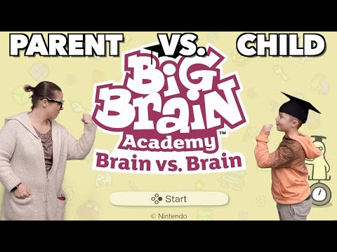 Big Brain Academy: Brain vs. Brain - Parent vs. Child Challenge!