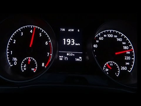 VW Touran 1.2 TSI Acceleration 0-190 Top Speed Test