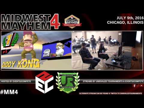 Midwest Mayhem 4 – Top 32– GGA.JJROCKETS (Diddy Kong) vs. UNV l Ksev (Fox)