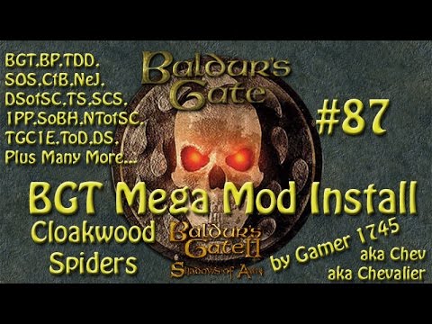 Let's Play Baldur's Gate Trilogy Mega Mod Part 87 - Cloakwood Spiders