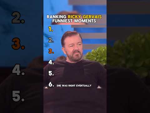Ranking Ricky Gervais Funniest Moments