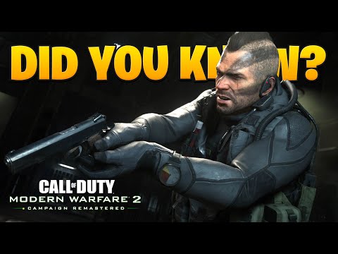 Did You Know Modern Warfare 2 Remastered