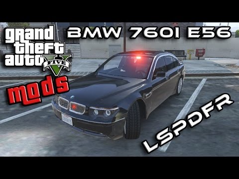 GTA 5 MOD ITA - BMW 760I E65 POLIZIA SOTTO COPERTURA - LSPDFR - GAMEPLAY ITA