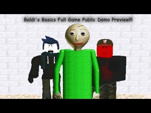 Baldi’s Better Basics in Edutainment and Survival | RBLX