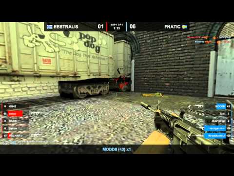 CS 1.6 FCL 2012 : fnatic vs. eestralis @ train
