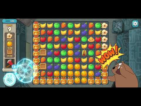 We Bare Bears Match3 Repairs Level 626 - No Boosters