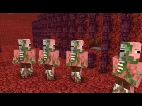 Zombie Pigman Life    Minecraft animation
