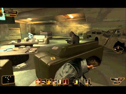 Deus Ex: Human Revolution - Foxiest / Pacifist Playthrough Part 14 (Harvester Hideout)