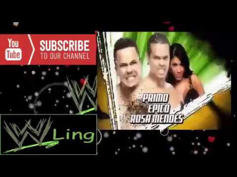 The Great Khali, Hornswoggle and Natalya vs Rosa Mendes, Epico and Primo wwe Full Match HD