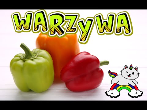 Nauka warzyw dla dzieci -  Warzywa dla dzieci po polsku - warzywa prawdziwe