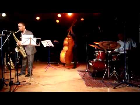Marcus Strickland Trio performing 