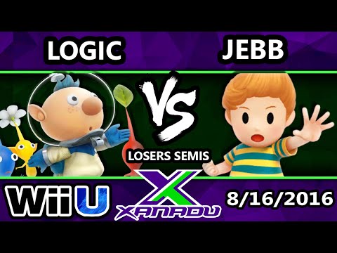 S@X 163 - AOH | Jebb (Lucas) Vs. VGBC | Logic (Olimar) Losers Semis - Smash Wii U - Smash 4