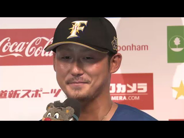ファイターズ・加藤投手・中田選手ヒーローインタビュー 2016/4/16 F-M