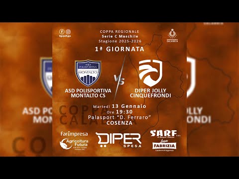 Coppa Calabria Serie CM | ASD Polisportiva Montalto VS Diper Pallavolo Jolly Cinquefrondi