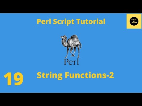 Functions String 2 in Perl - Perl Script Basics Tutorial - Part 19