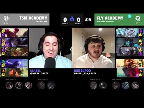 TSM vs FLY Game 1 Highlights LCS Academy Summer