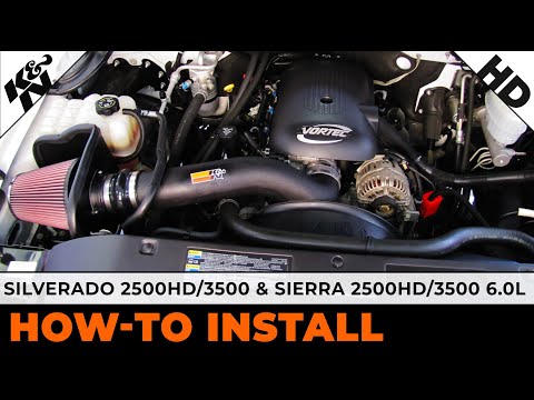 Chevy Silverado 2500 HD/3500 & GMC Sierra 2500 HD/3500 6.0L [#57-3031-1] Air Intake Installation