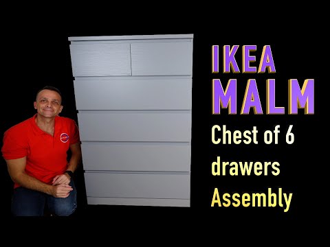 How to Assemble the IKEA MALM Chest of 6 Drawers | Easy Step-by-Step Guide