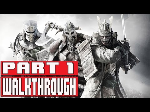 For Honor Gameplay Walkthrough Part 1 SINGLE PLAYER (1080p) - No Commentary