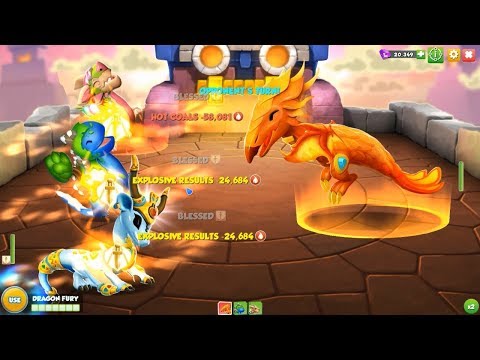 #DML GO Green Dragon vs All of Boss - Dragon Mania Legends