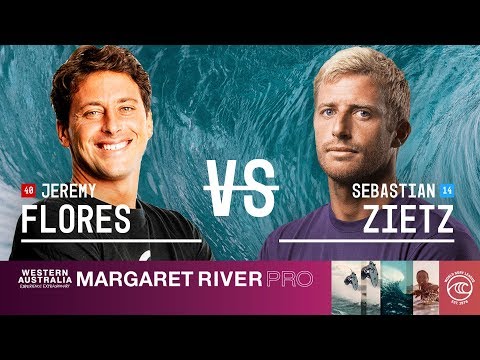 Sebastian Zietz vs. Jeremy Flores - Round of 32, Heat 4 - Margaret River Pro 2019