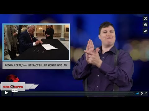 5.8.18 - News for the deaf community powered by CNN in American Sign Language (ASL).