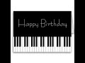 С Днём рождения! Учимся играть на пианино. 