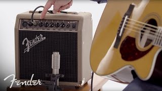 Fender Acoustasonic 15 - відео 1