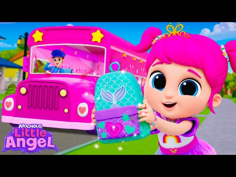 Pink Day! Jill’s Magical Back to School Song 💖🎒 | Little Angel Kids Songs & Nursery Rhymes