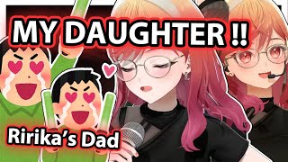 Ririka's Dad Came Back From Overseas Just to Watch Her Concert【Hololive】