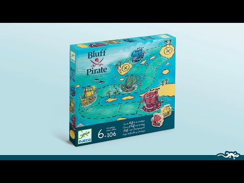 Djeco Žaidimas - Blefuojantis piratas ( DJ08417 ) video