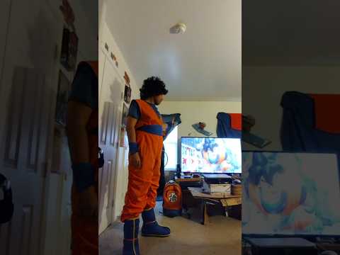 Me enjoying the brand new Goku Balloon