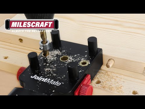 Milescraft 1332 JointMate™ Overview - Handheld Dowel Jig for Corner, Edge, and Surface Joints