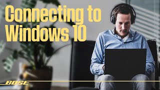 Connecting to a Windows 10 PC with Bluetooth