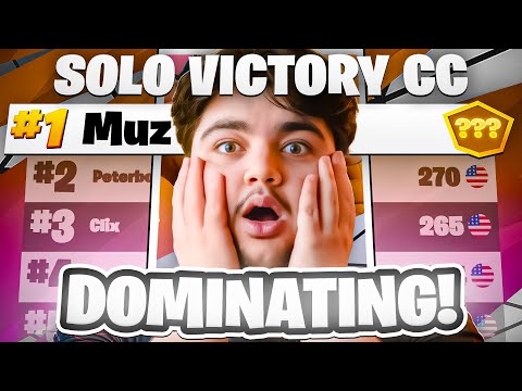 DOMINATING The Solo Victory Cash Cup 🥇