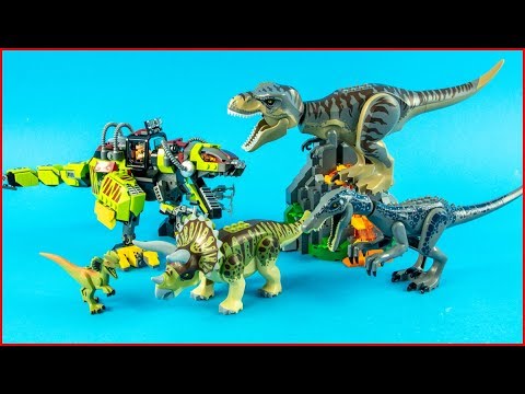 ALL LEGO DINOSAUR JURASSIC WORLD COMPILATION 2019 Speed Build