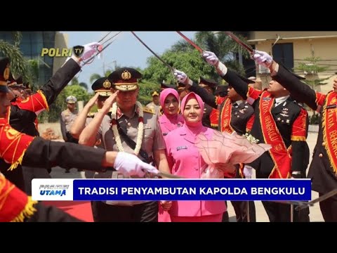 TRADISI PENYAMBUTAN KAPOLDA BENGKULU
