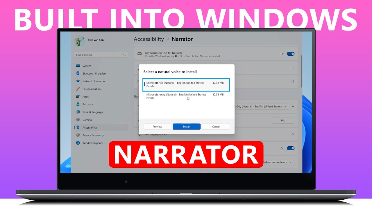 Windows 11 Accessibility Tools | Narrator