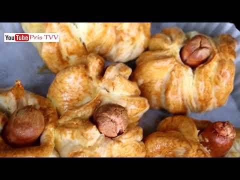 Air Fryer Evening Snack Recipe, Easy Recipe To Make At Home,Air Fryer Mini Sausage Bread Buns Recipe