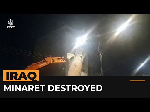 Basra governorate bulldozes 300-year-old minaret to expand road | Al Jazeera Newsfeed
