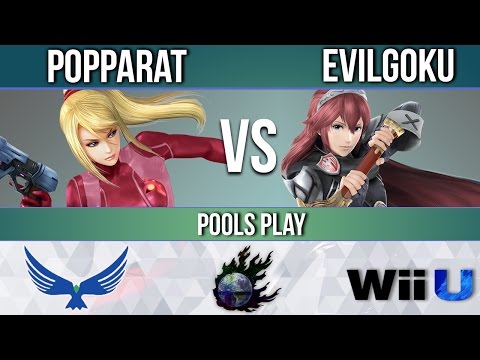 EagleLAN 2017 - PoPPaRaT (ZSS/Marth) vs. Evilgoku (Lucina/Kirby) - Pools Play - Smash Wii U