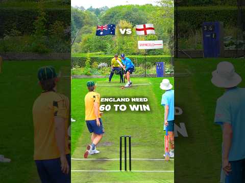 What a Finish to the Backyard Ashes Test 🤯🇦🇺🏴󠁧󠁢󠁥󠁮󠁧󠁿 #backyardcricket #theashes #ausvseng