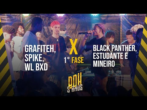 ( ATÉ O ÚLTIMO ROUND 😳) GRAFITEH, SPIKE E WL X BLACK PANTHER (SP), ESTUDANTE E MINEIRO - BDH5ANOS
